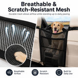Barrera de malla para auto para perro | ajustable, 56,9 x 69,1 cm