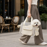 Bolso transportador de malla para perro | acolchado, correa ajustable