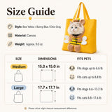 Bolso transportador para gato | lona plegable, tallas M a L