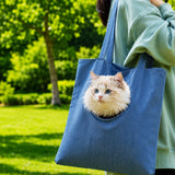 Bolso transportador para gato | lona plegable, tallas M a L