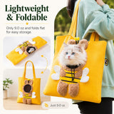 Bolso transportador para gato | lona plegable, tallas M a L