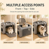 Bolso transportador ventilado para perro y gato | ventilador USB, plegable