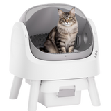 Caja de arena autolimpiante para gato | contenedor de 10 L, limpieza automática