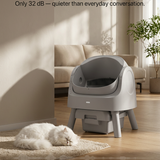 Caja de arena autolimpiante para gato | contenedor de 10 L, limpieza automática