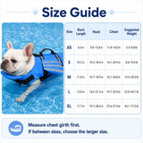 Chaleco salvavidas reflectante para perro | flotador para barbilla, tallas XS a XL