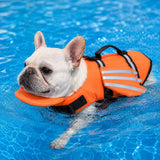 Chaleco salvavidas reflectante para perro | flotador para barbilla, tallas XS a XL
