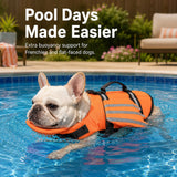 Chaleco salvavidas reflectante para perro | flotador para barbilla, tallas XS a XL