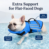 Chaleco salvavidas reflectante para perro | flotador para barbilla, tallas XS a XL