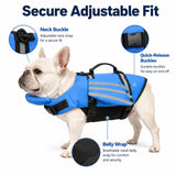 Chaleco salvavidas reflectante para perro | flotador para barbilla, tallas XS a XL