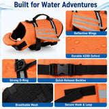 Chaleco salvavidas reflectante para perro | flotador para barbilla, tallas XS a XL