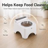 Comedero automático con tapa para gato | 360 a 380 ml, recargable