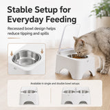 Comedero automático con tapa para gato | 360 a 380 ml, recargable