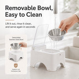Comedero automático con tapa para gato | 360 a 380 ml, recargable