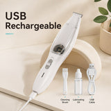 Cortadora de pelo para mascotas con aspiración | USB, para perro y gato