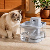 Fuente de agua inalámbrica para gato con sensor de movimiento | 3,1 L, batería recargable