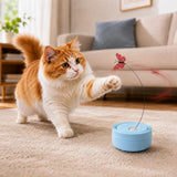 Juguete automático con mariposa giratoria para gato | resina ABS, recargable USB