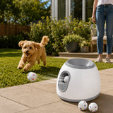 Lanzador automático de pelotas para perro | 3 distancias, uso en interiores y patio