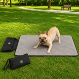 Manta plegable para mascotas | Oxford y Sherpa, 100 x 70 cm