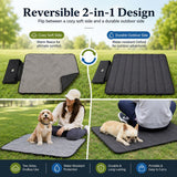 Manta plegable para mascotas | Oxford y Sherpa, 100 x 70 cm