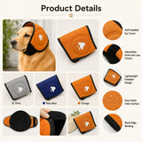 Orejeras reductoras de ruido para perro | ajuste con velcro, tallas S a L
