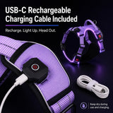 Pechera LED recargable para perro | malla transpirable, tallas S a XL