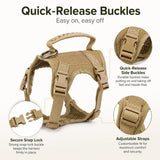 Pechera táctica para perro | ajustable, malla transpirable, talla única