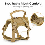 Pechera táctica para perro | ajustable, malla transpirable, talla única