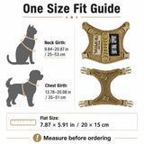 Pechera táctica para perro | ajustable, malla transpirable, talla única