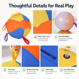 Pelota inflable de juego para perro | PVC, tallas S a L, para interiores y patio