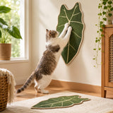 Rascador de sisal adhesivo para gato | diseño botánico, para pared y piso
