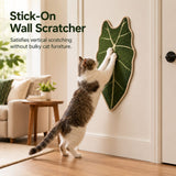 Rascador de sisal adhesivo para gato | diseño botánico, para pared y piso