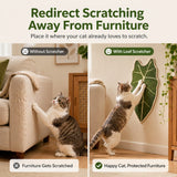 Rascador de sisal adhesivo para gato | diseño botánico, para pared y piso
