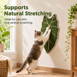 Rascador de sisal adhesivo para gato | diseño botánico, para pared y piso