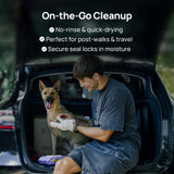 Toallitas desodorizantes en guante para perro y gato | sin agua, con aceite de coco