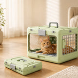 Transportadora plegable para perro y gato | plástico PP, 50 x 32 x 31 cm