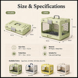 Transportadora plegable para perro y gato | plástico PP, 50 x 32 x 31 cm