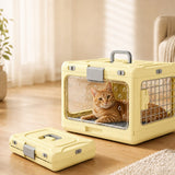 Transportadora plegable para perro y gato | plástico PP, 50 x 32 x 31 cm