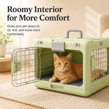 Transportadora plegable para perro y gato | plástico PP, 50 x 32 x 31 cm
