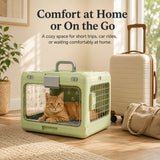 Transportadora plegable para perro y gato | plástico PP, 50 x 32 x 31 cm